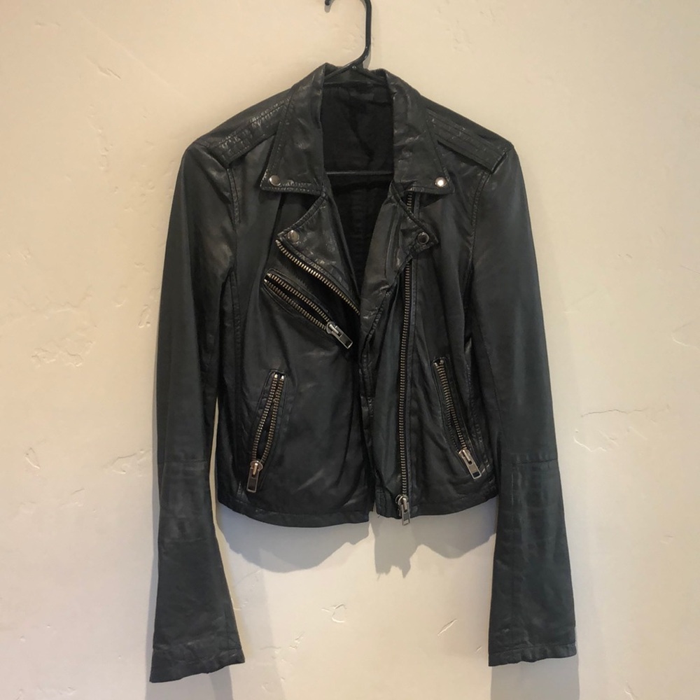 Great condition, super soft leather Topshop for Nordstrom jacket